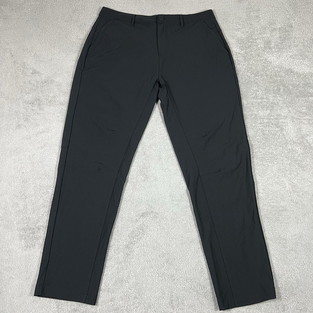 Legends Aviation Pants Mens 34 Black Athleisure Stretch Activewear Chino Golf